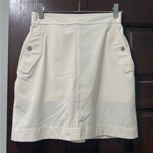 Athleta Cream A-Line Skirt